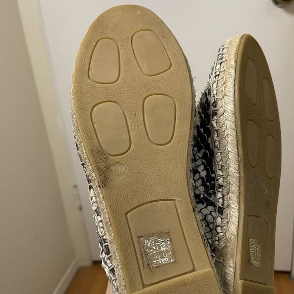 VINCE. Python snakeskin espadrille slip on shoes size US 10 - Picture 6 of 8